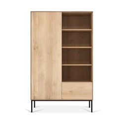 Ethnicraft Oak Whitebird Storage Cupboard - W110/D45/178cm – Solid Oak